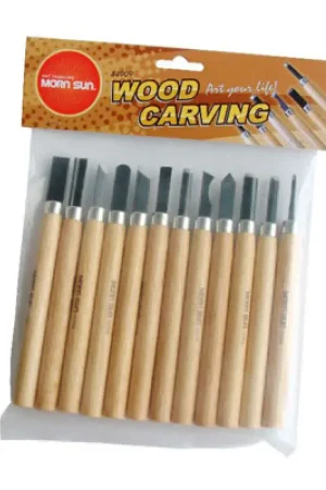 Hout Beiteltjes Set 12 Stuks Flitsaanbieding